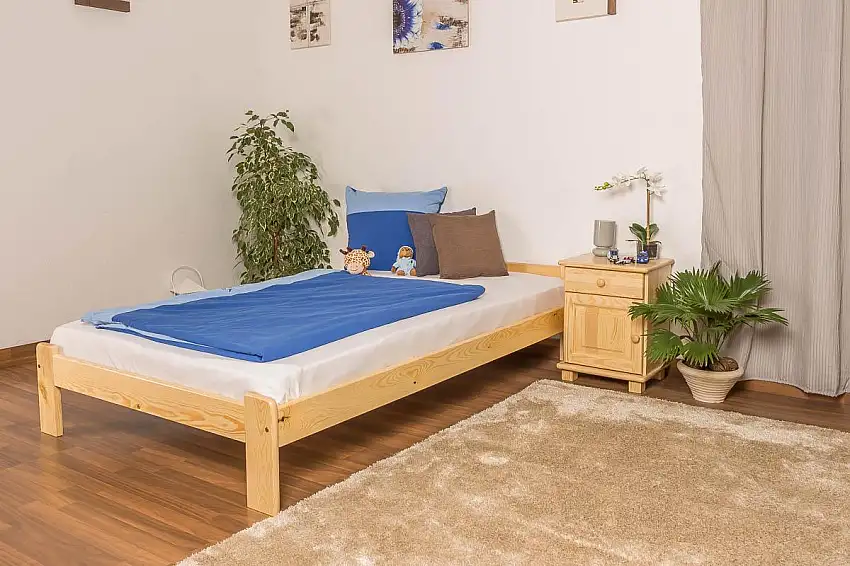 Futonbett Kiefer 120 x 200 cm Natur