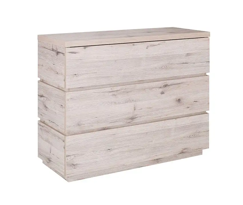 Sideboard, Kommode - Farbe: Eiche, Breite: 104 cm