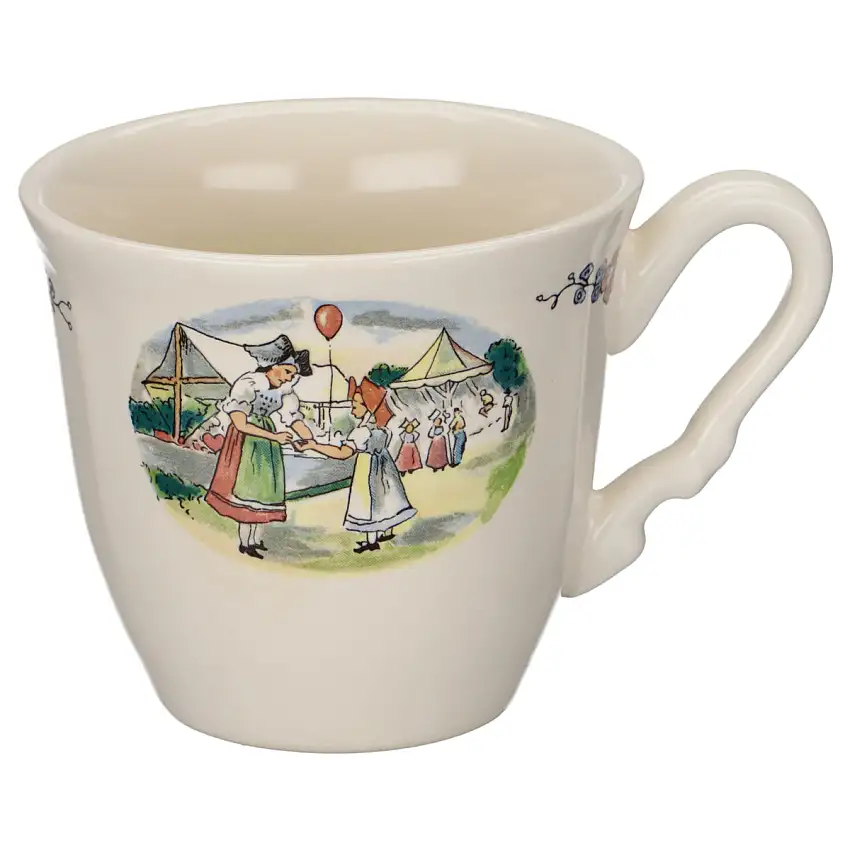 Mokkatasse gerade Form - Jahrmarkt - Sarreguemines Obernai