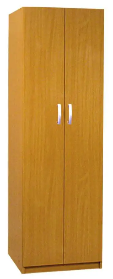 Schlafzimmer - Kleiderschrank, Farbe: Erle - Abmessungen: 192 x 60 x 58 cm (H x B x T)