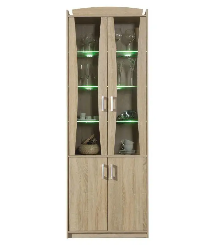 Vitrinenschrank, Breite: 75 cm