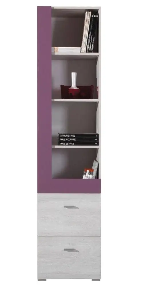 Schrank Jugendzimmer Lila 195x45x40 cm