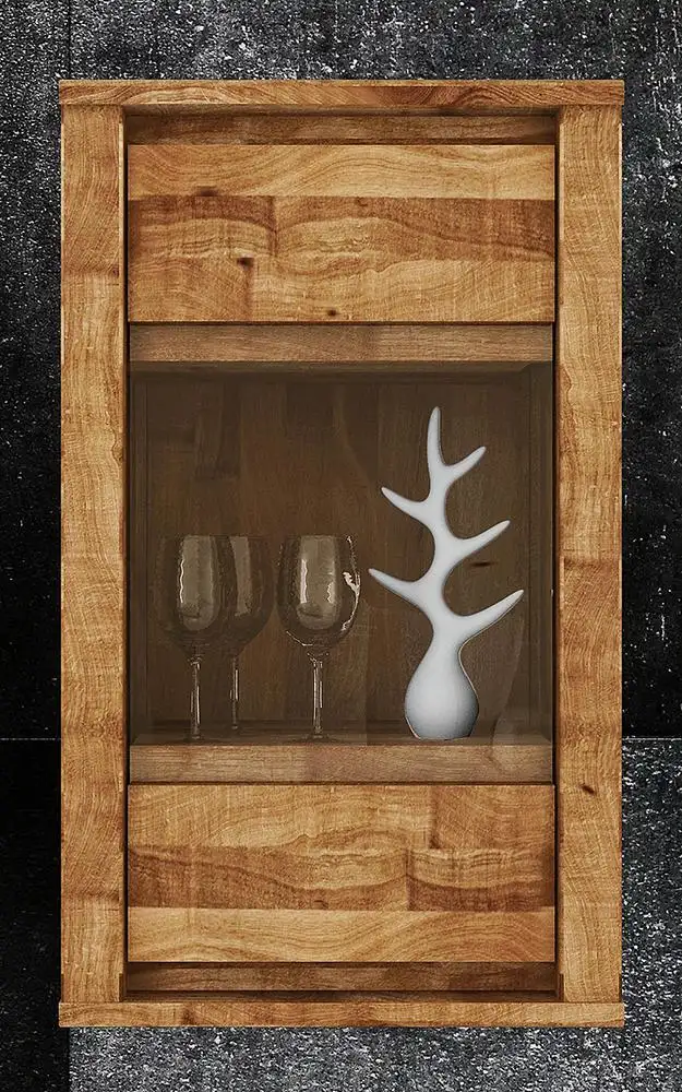 Hängeschrank Wildeiche Geölt