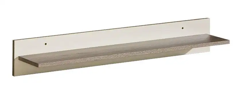 Küchenregal Hängeregal Küchen-Wandregal - 96 cm breit, Farbe: Creme